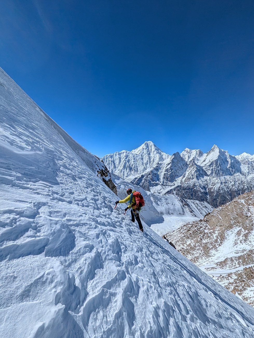 Image of snow-capped mountains